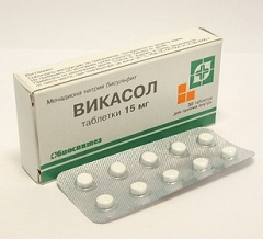 Таблетки Викасол