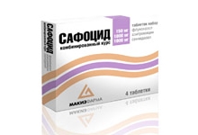Сафоцид содержит в себе 3 действующие вещества в отдельных таблетках Сафоцид содержит в себе 3 действующие вещества в отдельных таблетках