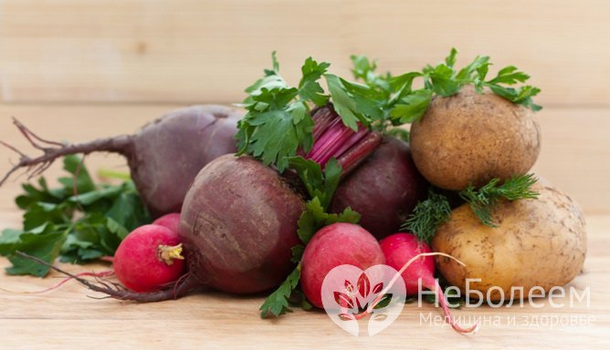 Свежие овощи