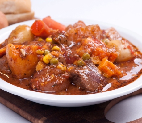 Баранина тушеная