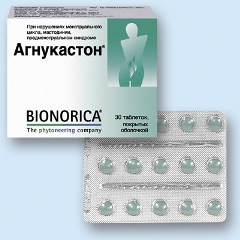 Таблетки, покрытые оболочкой, Агнукастон