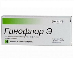 Таблетки вагинальные Гинофлор Э