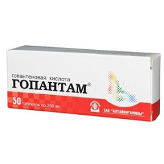 Таблетки Гопантам