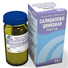 Салицилово-цинковая паста для наружного применения