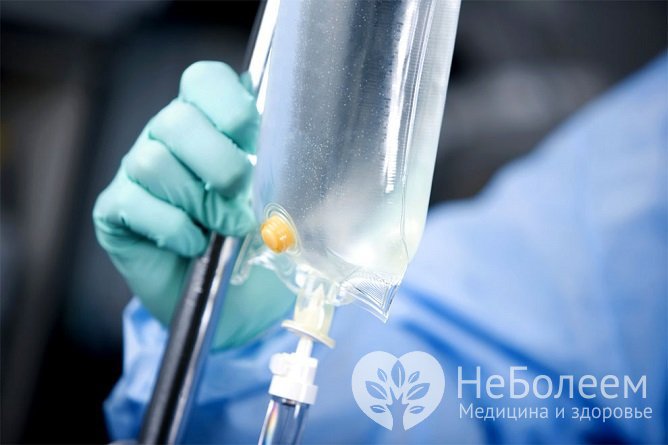 При инфекционно-токсическом шоке показана инфузионная терапия