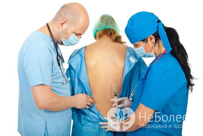 При сильном болевом синдроме выполняют новокаиновую блокаду