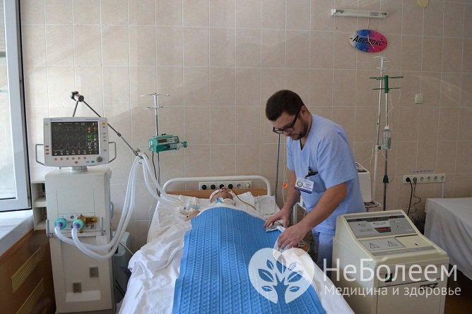 Лечение острой сердечной недостаточности осуществляется в кардиореанимационном отделении