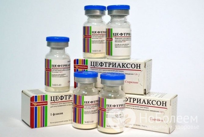 При терапии гайморита в тяжелом течении назначаются цефалоспорины для внутривенного или внутримышечного введения