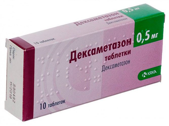 Дексаметазон обладает противовоспалительным и противоаллергическим свойством
