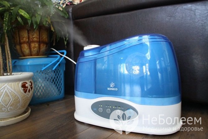 При остром назофарингите необходимо следить за тем, чтобы воздух в помещении был влажным и прохладным