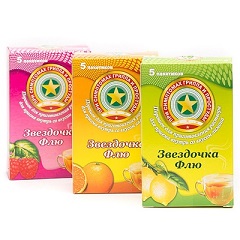 Порошок для приготовления раствора для приема внутрь Звездочка Флю